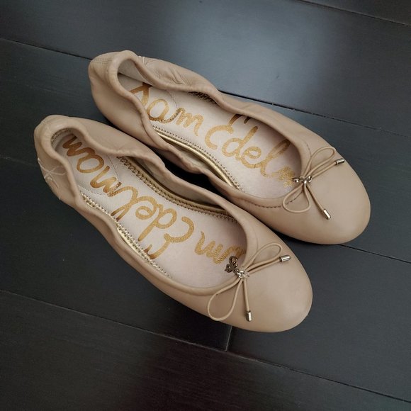 Sam Edelman | Woman's Size 5 | Felicia Ballet Flats | Soft Beige - Picture 3 of 7